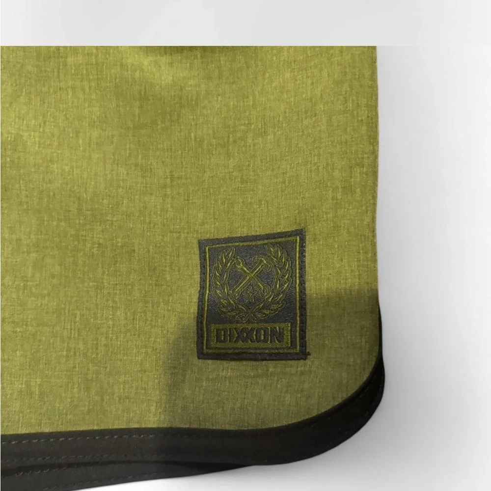 DIXON Premium Athletic‎ Shorts Olive Green Mens Size S Drawstring Elastic Waist